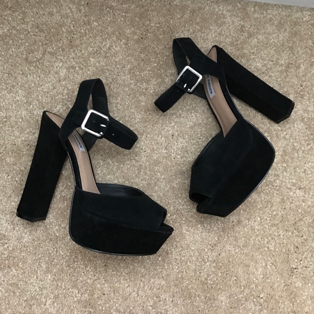 Steve Madden chunk platform heels