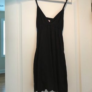 Aqua black dress