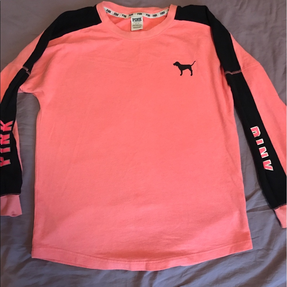 PINK Varsity Crew Size Small
