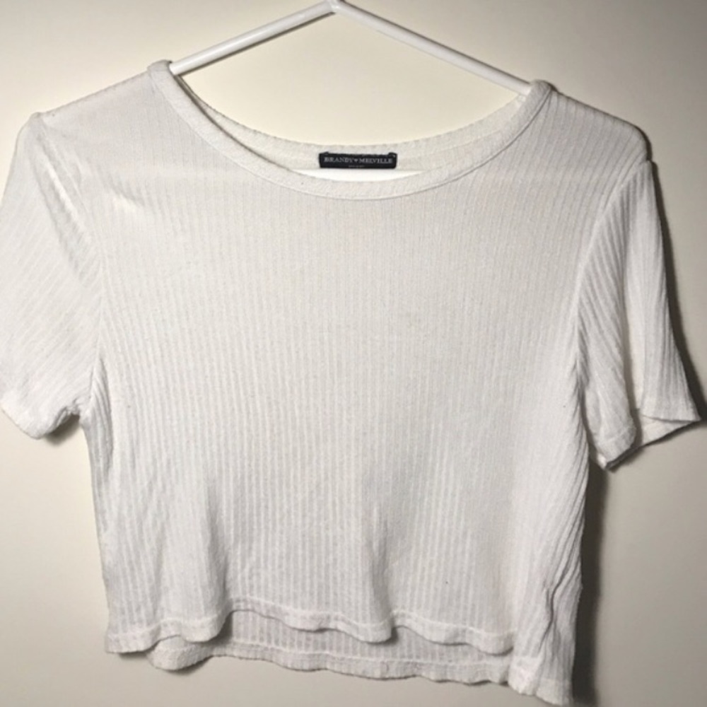 white brandy melville shirt