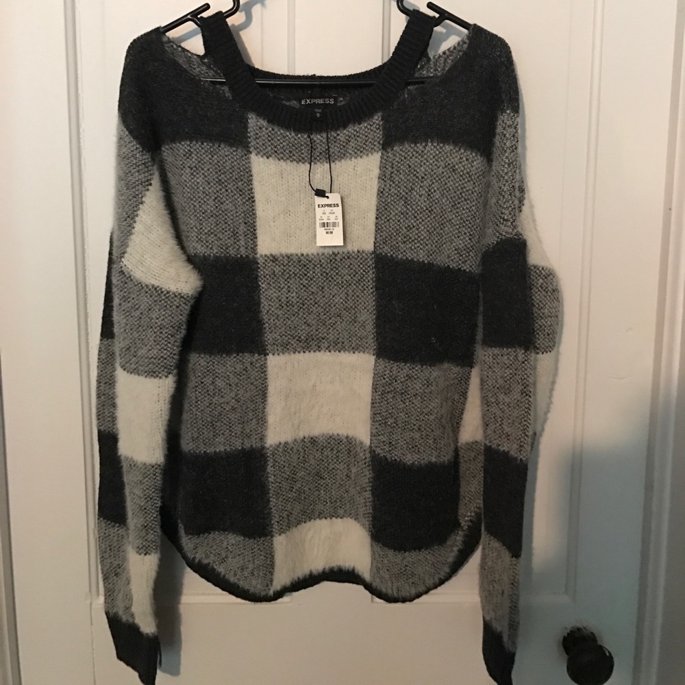 Express medium fuzzy sweater