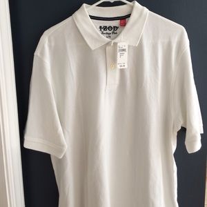 Men's white Izod polo NWT