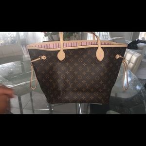 Louis Vuitton handbag limited pink edition