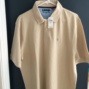 Men's tan Izod polo NWT