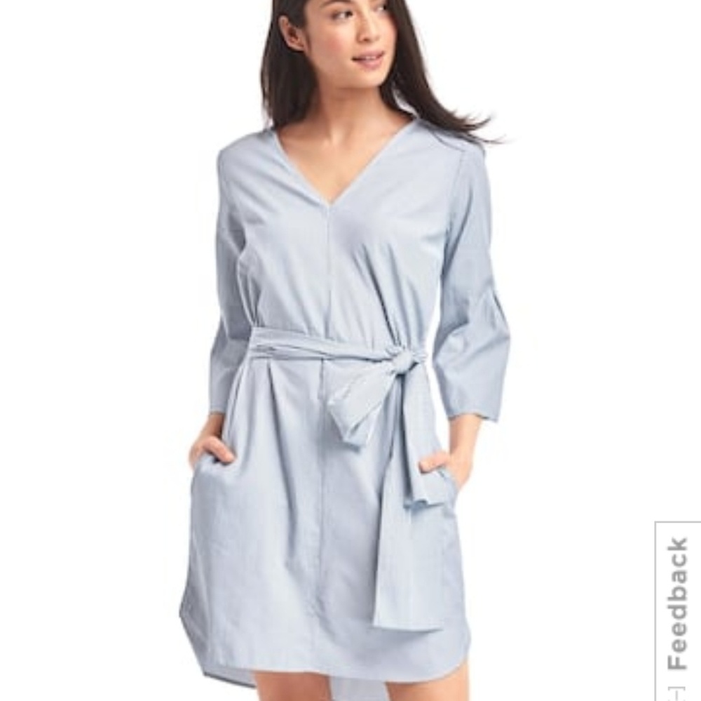 NWT Gap striped shirt dress
