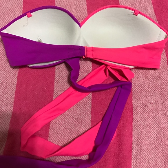 VS Pink Bandeau Swim Top - Picture 5 of 8