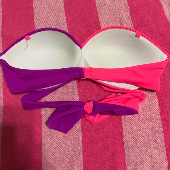 VS Pink Bandeau Swim Top - Picture 6 of 8