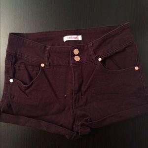 Maroon shorts