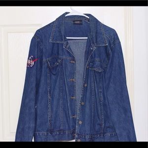 Nasa patched jean jacket