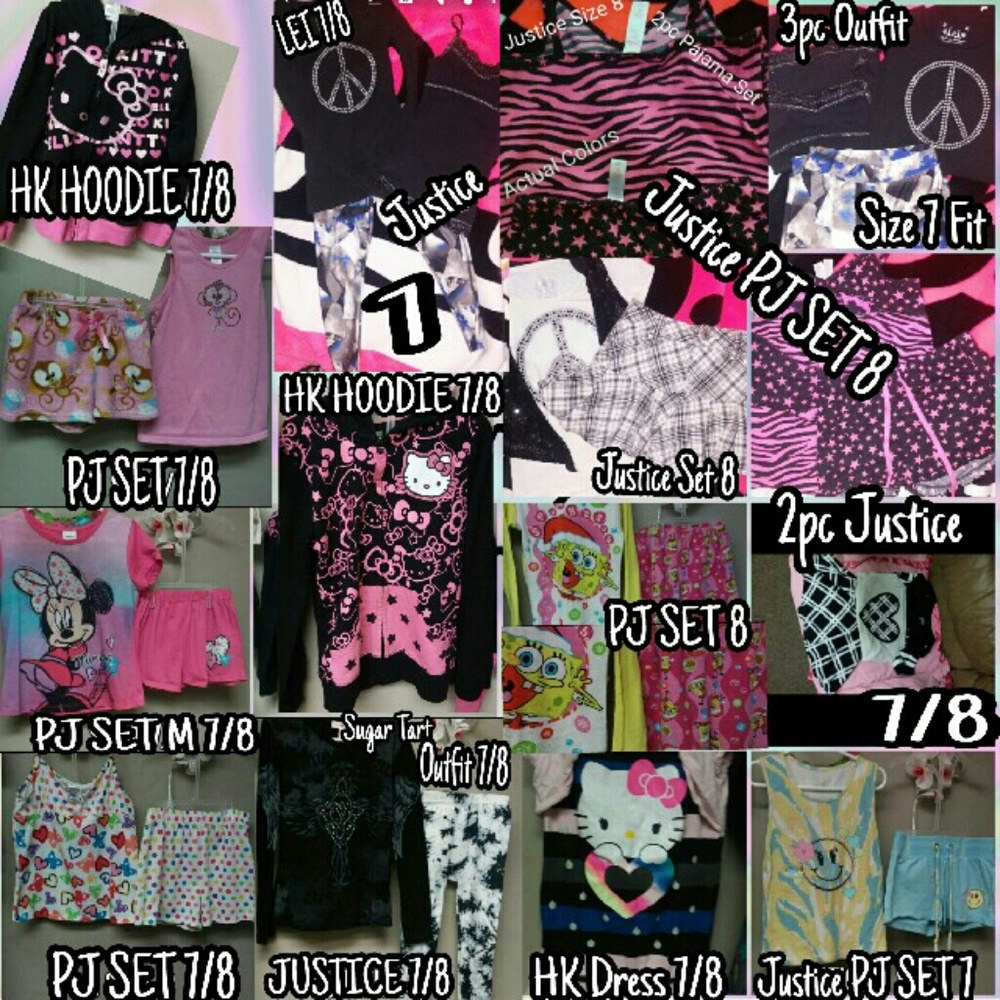 GIRLS SIZE 7 BLOWOUT SALE! BRAND NAME ITEMS!