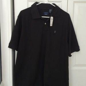 Men's black Izod polo NWT