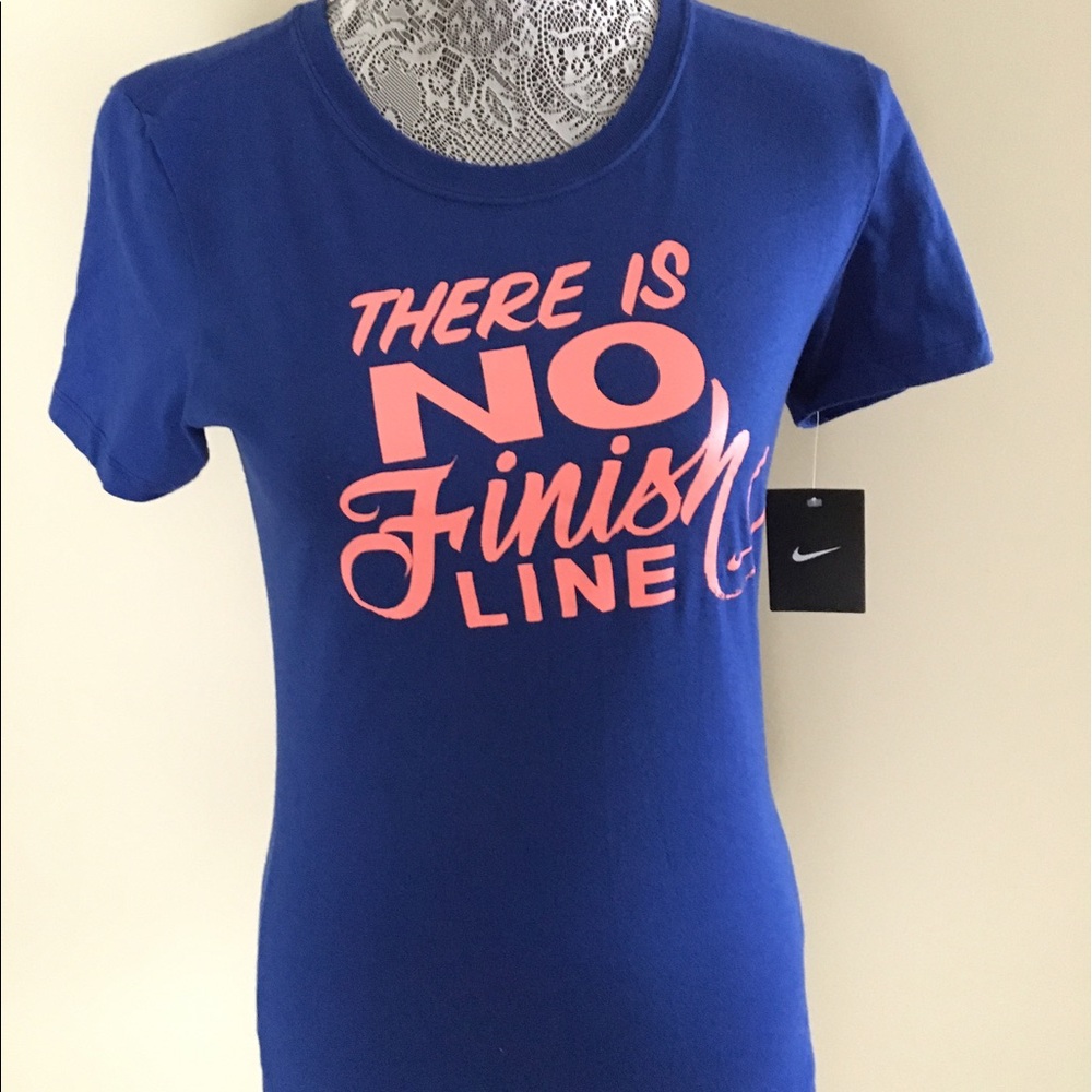 NWT NIKE "THERE IS NO FINISH LINE" T-SHIRT