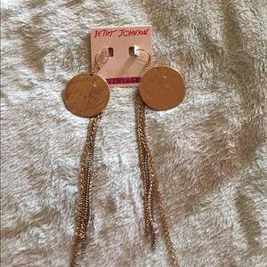Betsey Johnson vintage as marked unique earrings