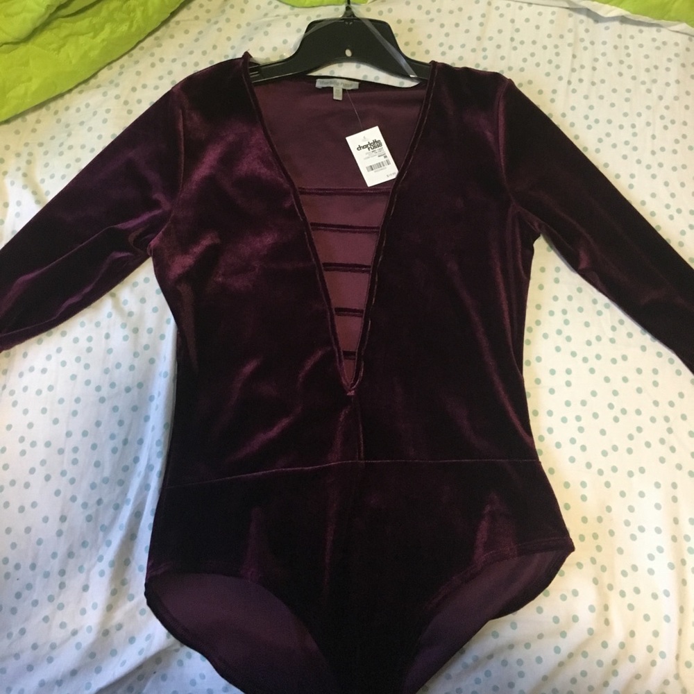 Velvet Burgundy Body Suit
