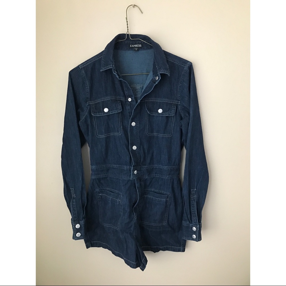 Express Denim Romper
