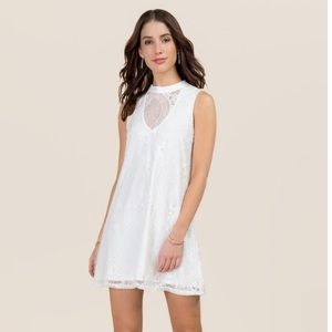 White lace dress