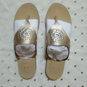 Jack Rogers Delia Platinum and Silver