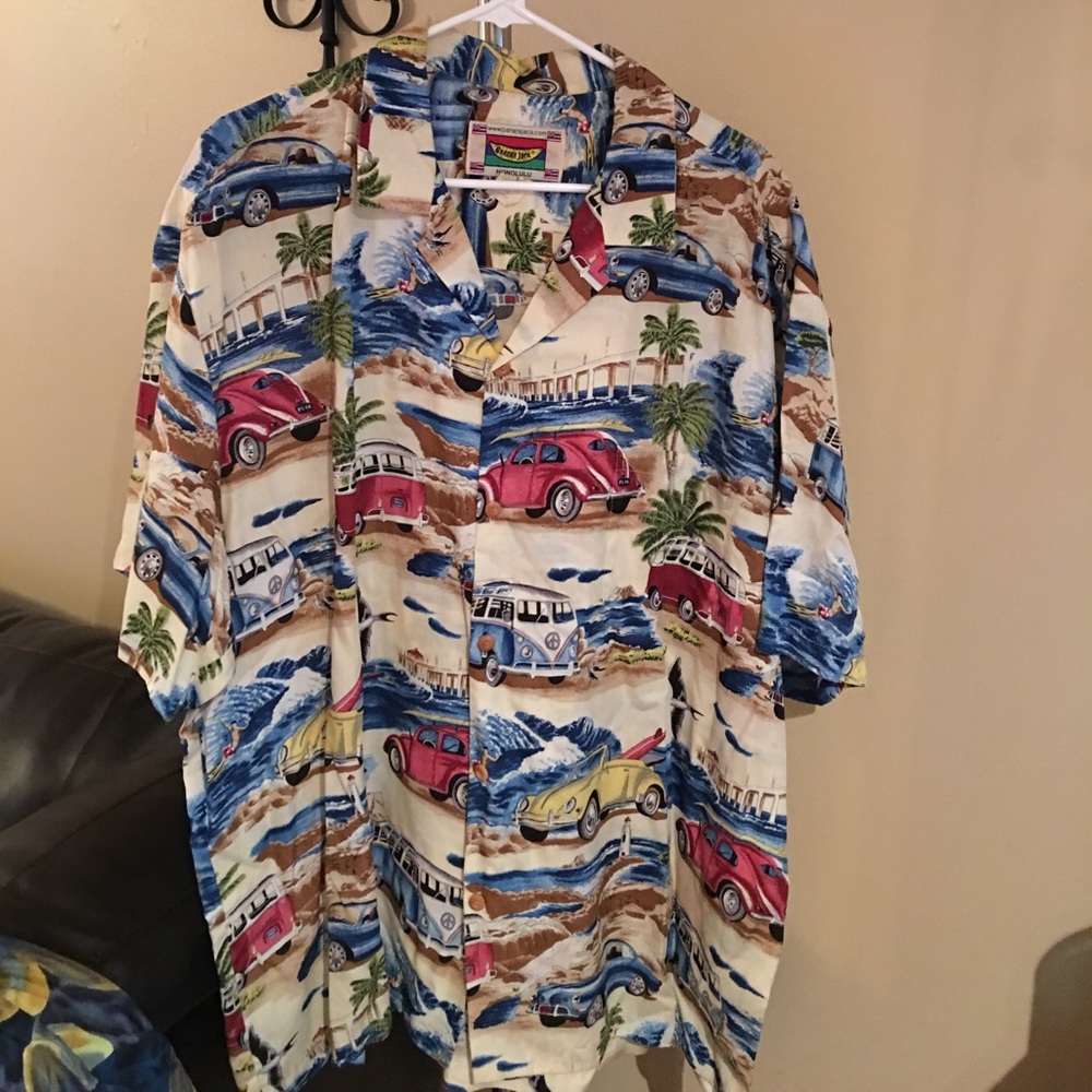 VW printed Men's Hawaiian Shirt