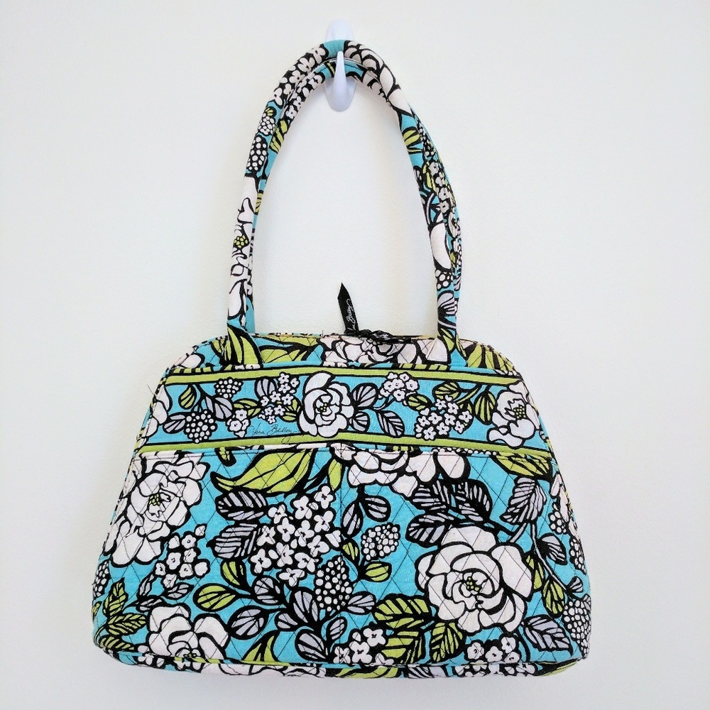 Vera Bradley bowler satchel in Island Blooms