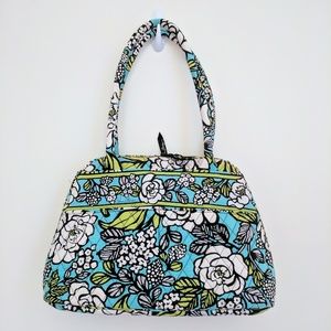 Vera Bradley bowler satchel in Island Blooms