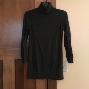 Ann Taylor loft turtleneck tunic hunter green