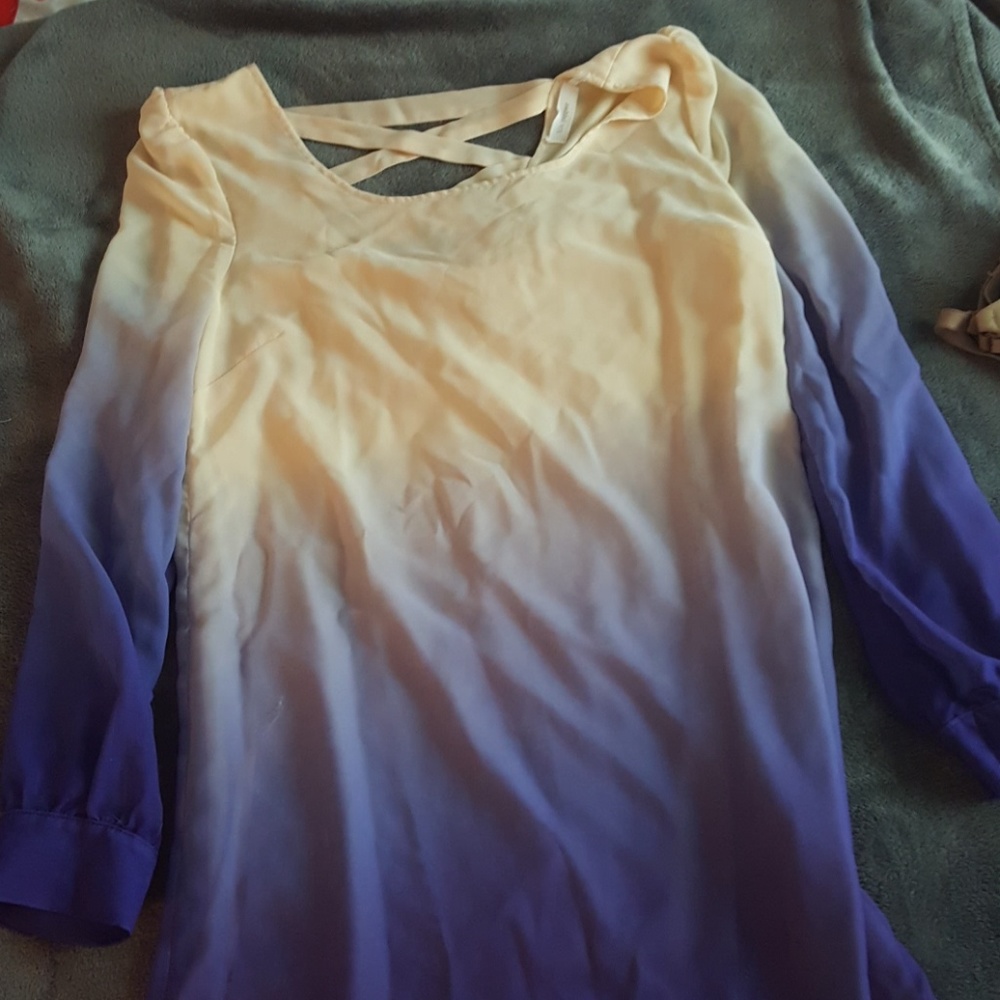 Ombre dress casual work Medium