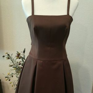 Vera Wang Mocha Chocolate Bridesmaid Dress