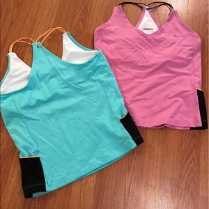 Set of 2 Danskin Workout Tanks