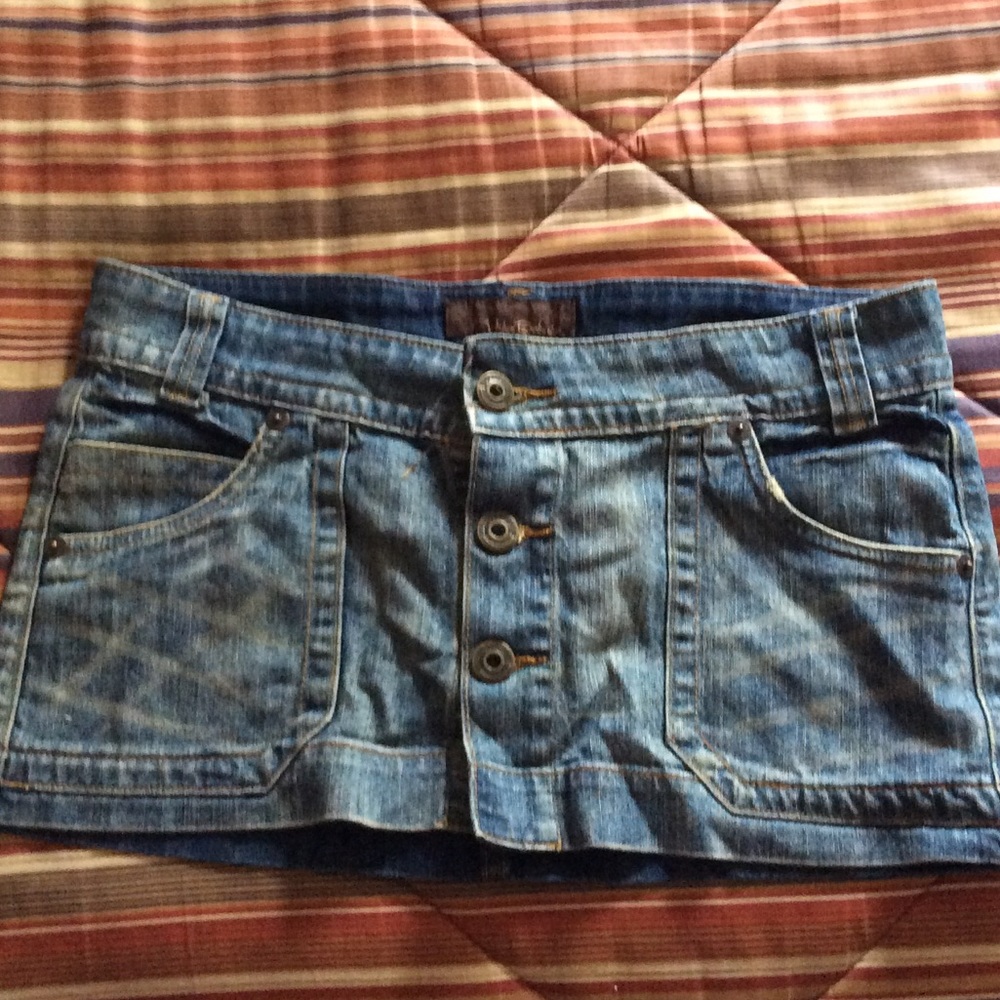 Denim mini