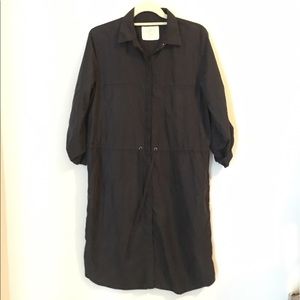 Loft black shirt dress