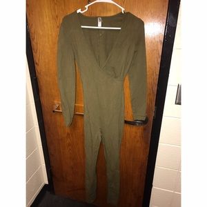 Olive Jumpsuit (American Apparel)
