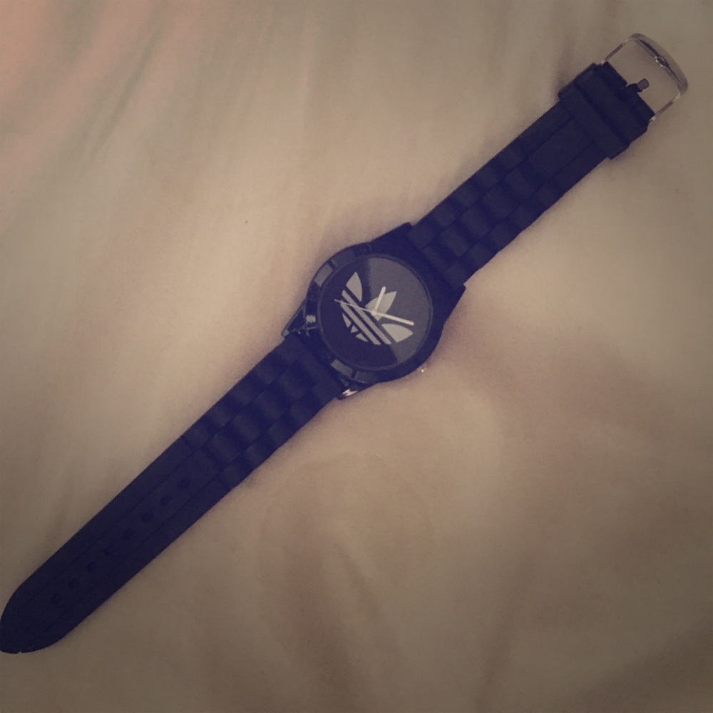 Adidas black watch ⌚️