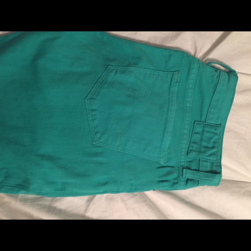 Big Star teal colored skinny