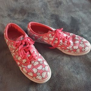 Hello Kitty Kawaii Vans Size 8.5 Limited Edition!