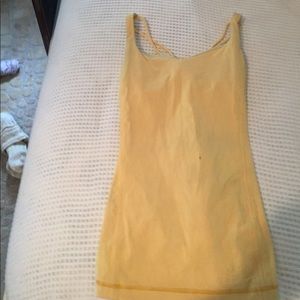 Yellow Lululemon Tank