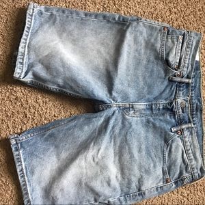 Levis blue jean shorts