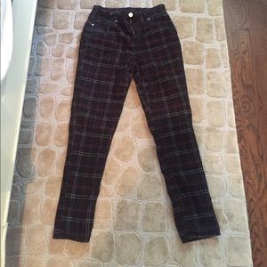 BDG plaid corduroy pants