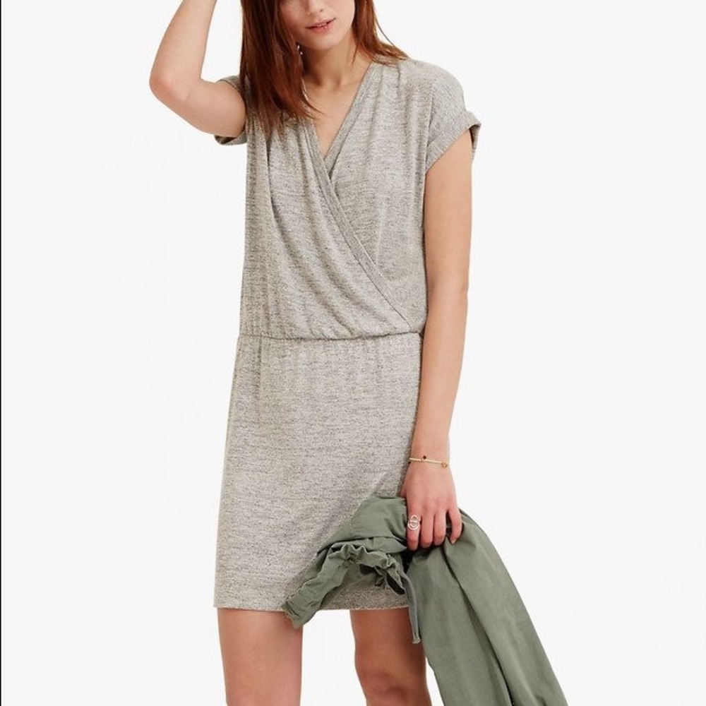 Lou & Grey Crossover Blouson Dress