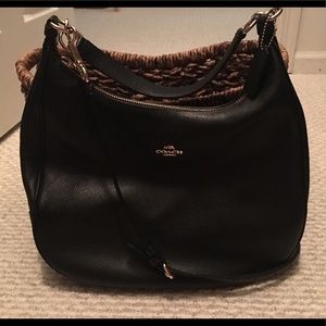 Leather Coach Hobo Shoulder/Crossbody Bag