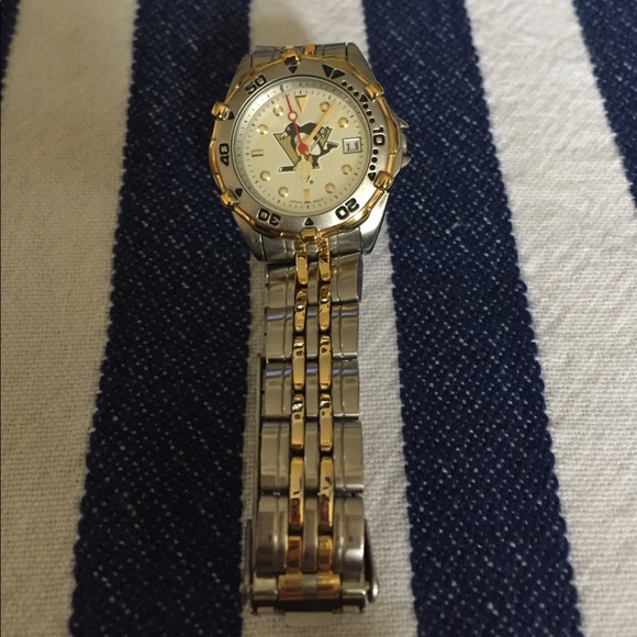 Pittsburgh Penguins Logoart two tone ladies watch main image 4