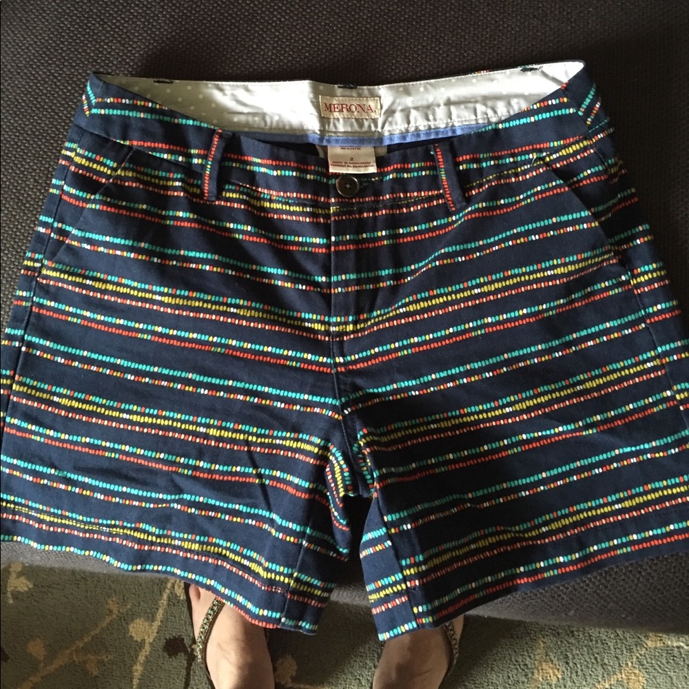 Merona multicolored shorts-SZ 2 Size 2 -Like New