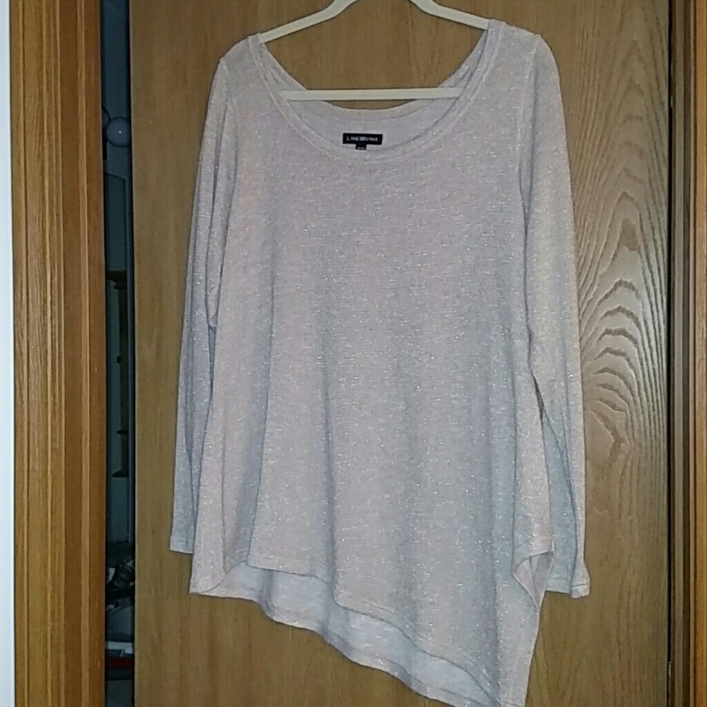 Light weight gold sparkling sweater