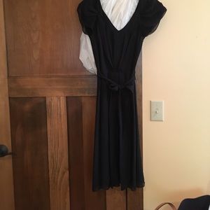 Talbots 100% silk black dress