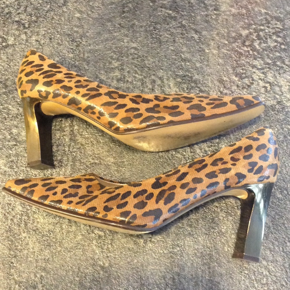 Proxy stylish leopard heels size 7.5