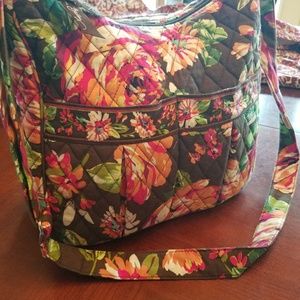 Vera Bradley Plenty of Pockets Brown Floral