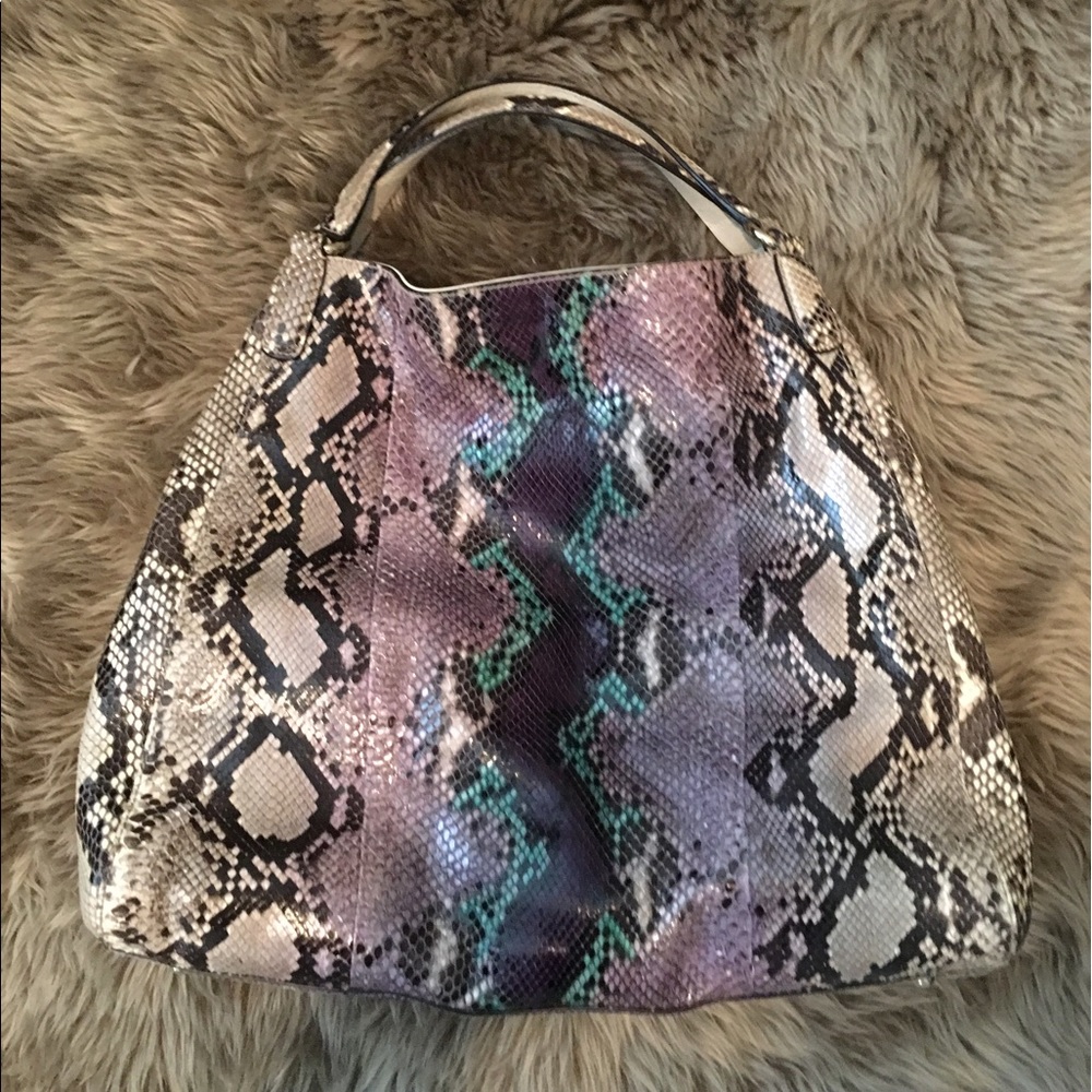 Gucci Soho Large Python Shoulder Bag! - image 4