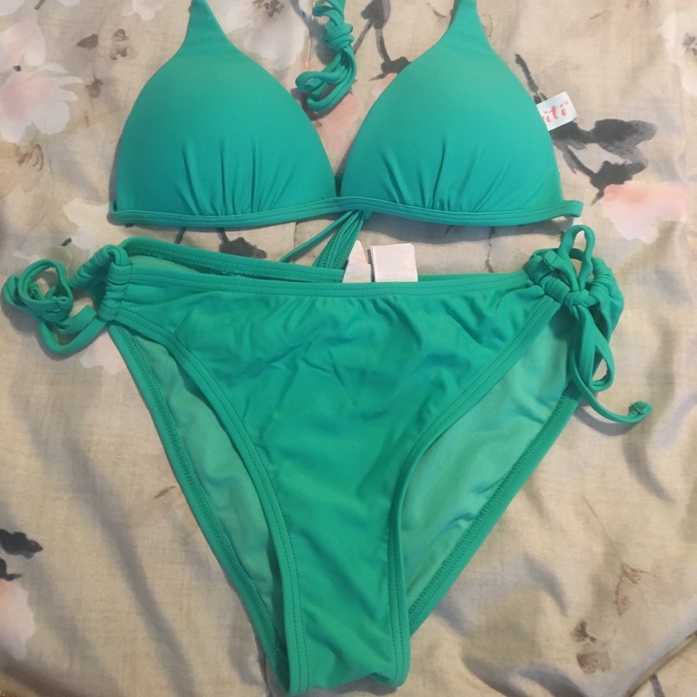 2pc Teal Swim Set