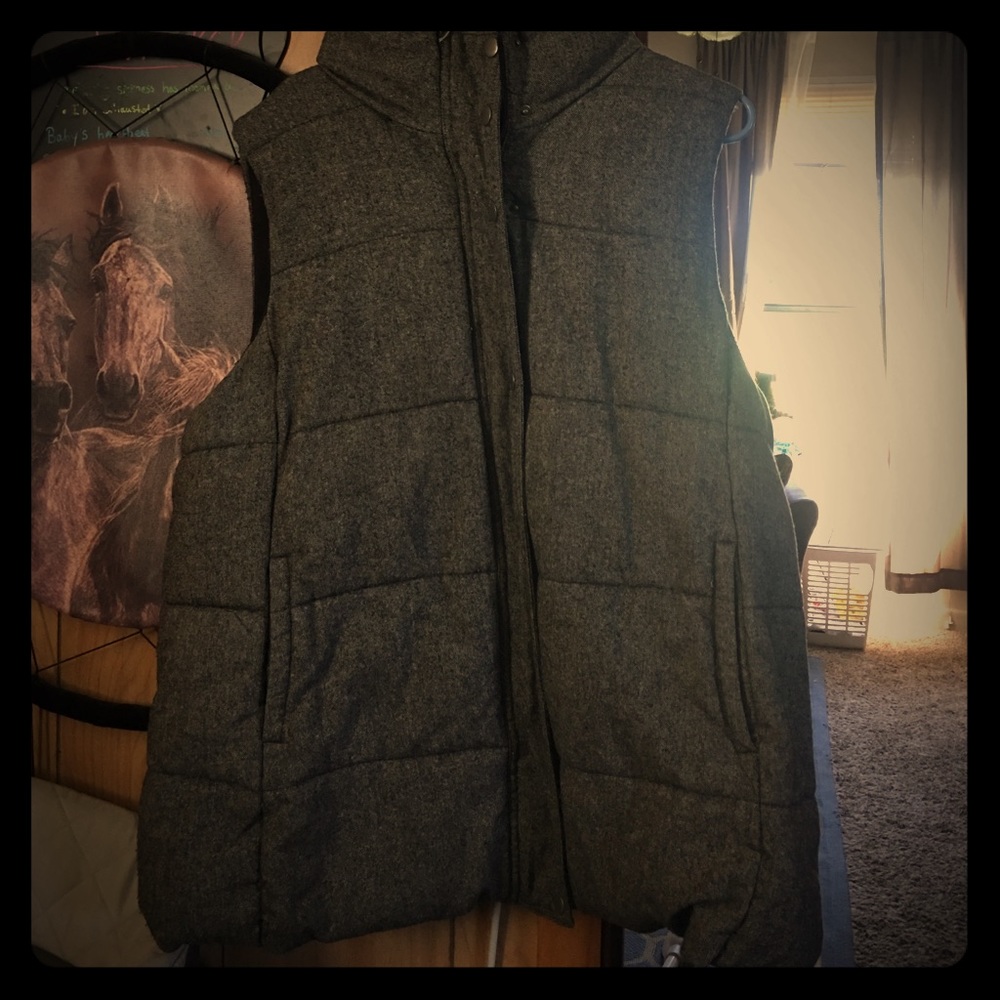 Tweed maternity vest