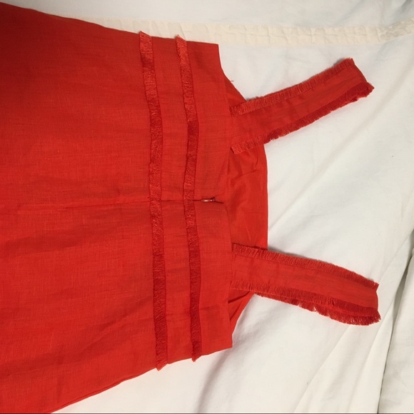 J. Crew linen fringe tank top - never worn! - Picture 5 of 5