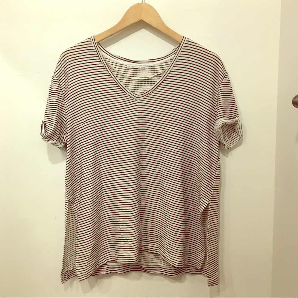 Zara v neck tshirt